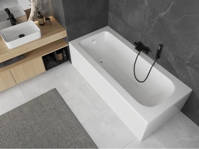 Mexen Vega banheira retangular 160 x 70 cm com revestimento, branca - 55011607000X