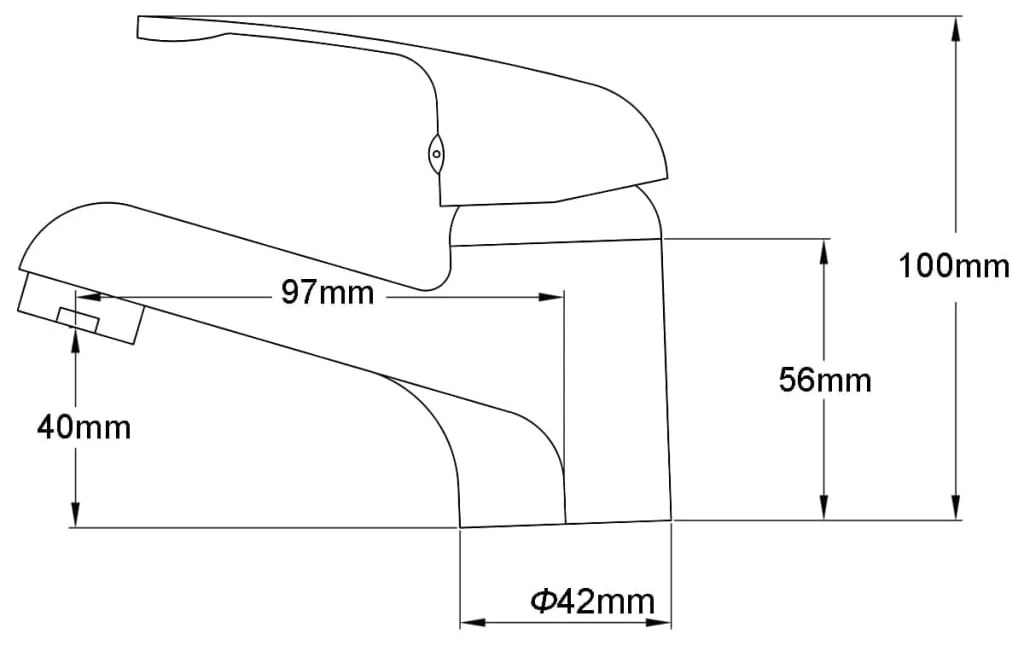 Torneiras de bidé 2 pcs cromado