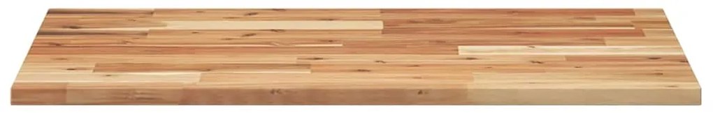 Tampo de mesa retangular 80x50x2 cm madeira de acácia maciça