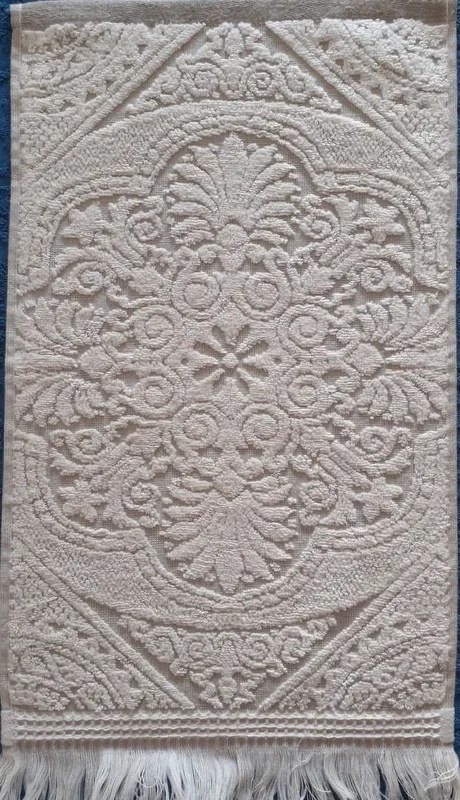 30x50 cm Toalha jacquard with linen - 550 gr/m2 - 83% Cotton / 17% linen: 1 Toalha 30x50 cm
