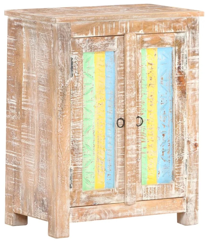 Aparador 61x35x76 cm madeira de acácia áspera