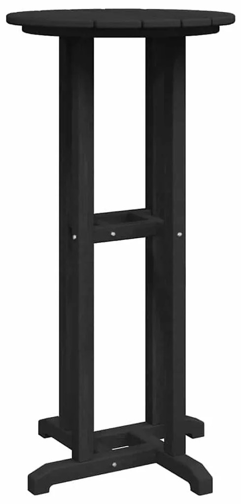 Mesa de Bar Preta 55x55x107 cm HDPE