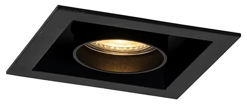 Foco embutido moderno preto ajustável - Roof