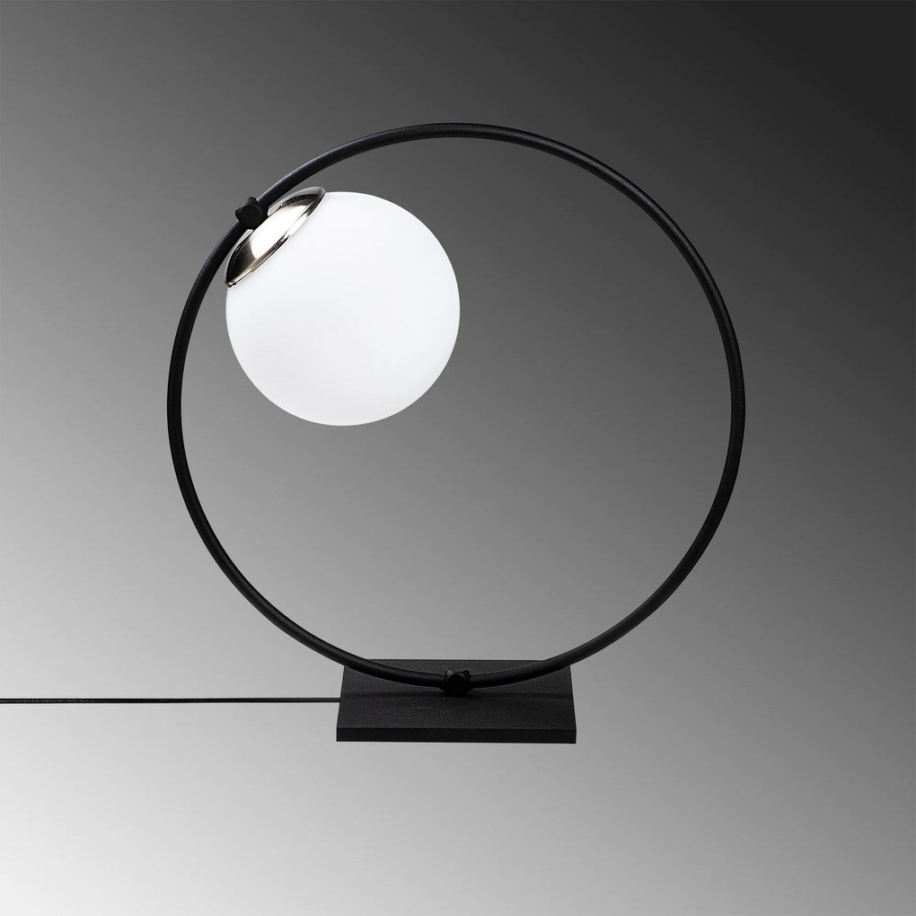 Candeeiro de Mesa Dolunay – Preto – 30 x 15 cm