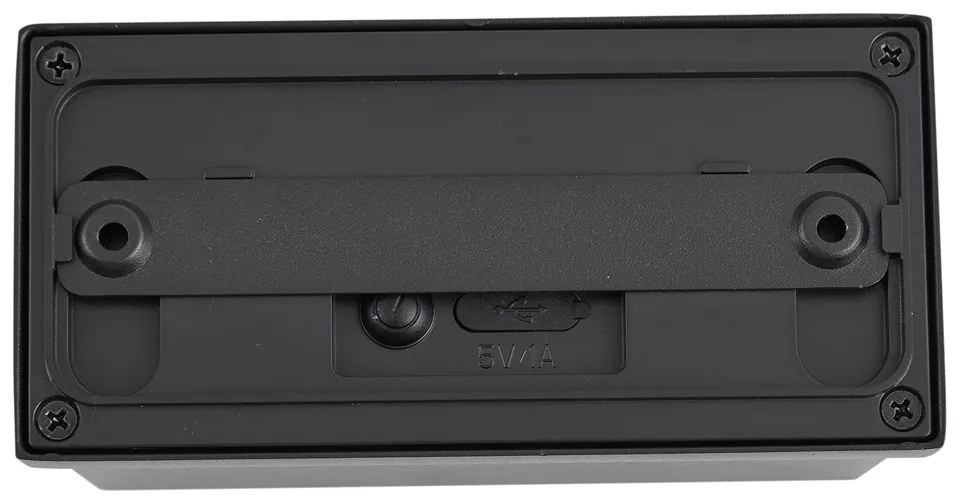 Candeeiro de Parede Preto com Sensor de Luz, Magnético, Inclui LED Recarregável - Batt