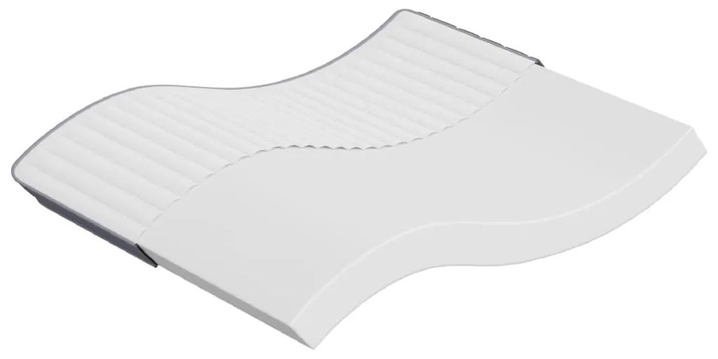 vidaXL Colchão de espuma médio suave 160x200 cm