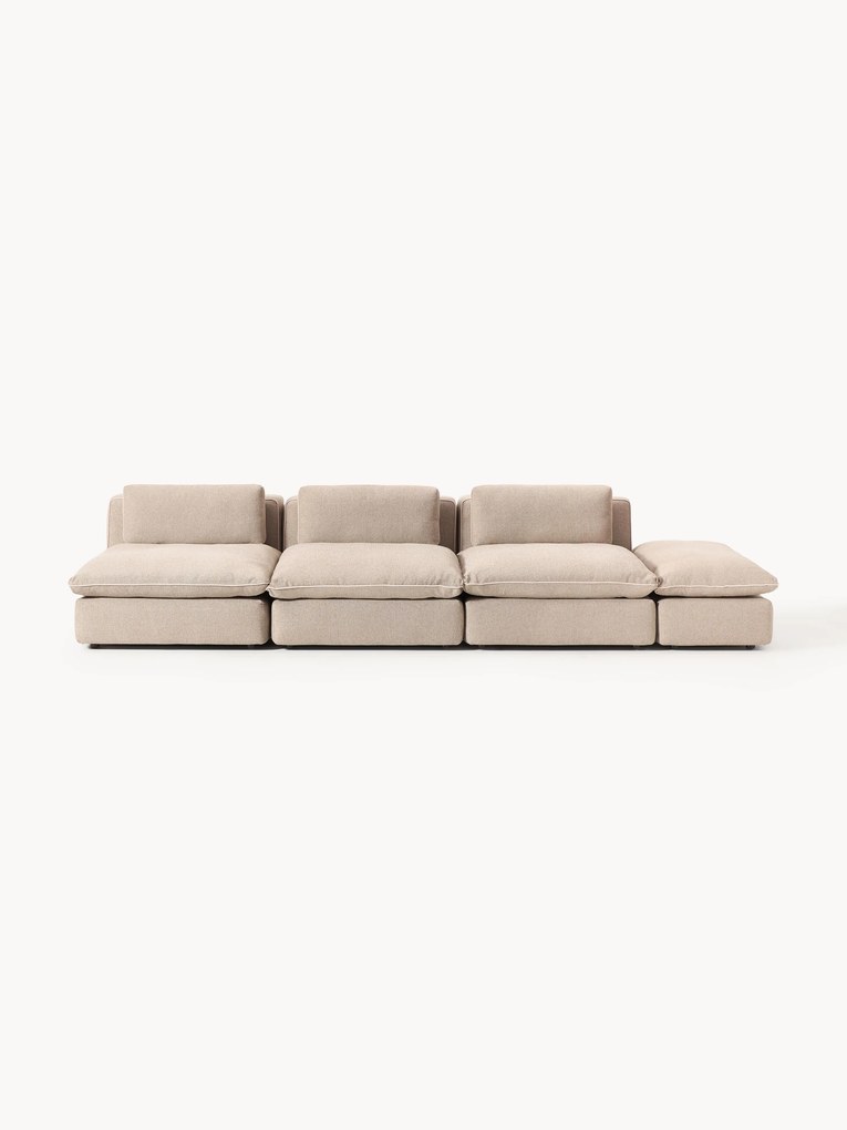 Sofá modular XL com pufe Felix
