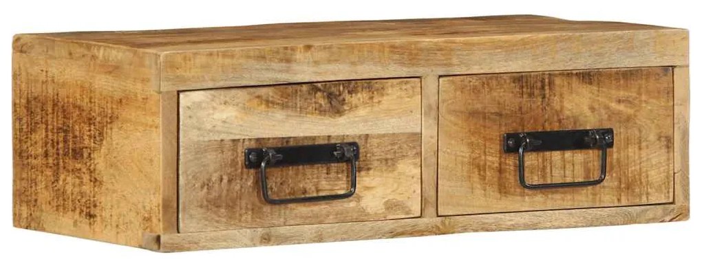 Armário de TV para parede 60x30x19 cm mangueira áspera maciça