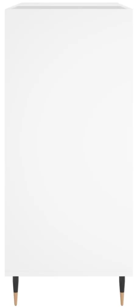 Armário para discos 84,5x38x89 cm derivados de madeira branco