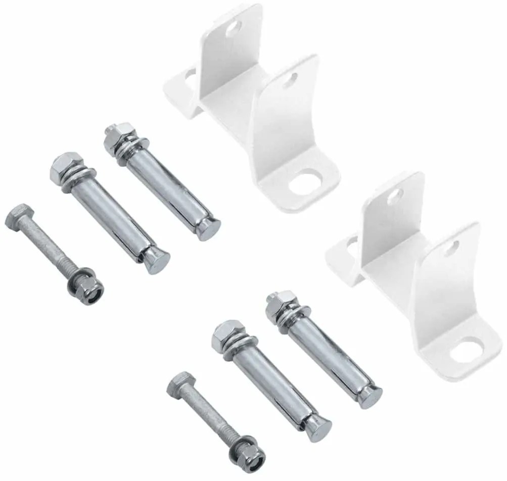Toldo retrátil manual com luzes LED 4x3 m cor creme
