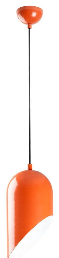 Candeeiro de Teto Kesik – Laranja – Ø14 h:25 cm