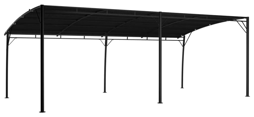 Toldo para-sol de jardim 6x3x2,55 m antracite