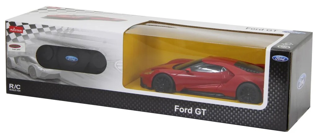 Carro Telecomandado Ford GT 1:24 2,4GHz Vermelho