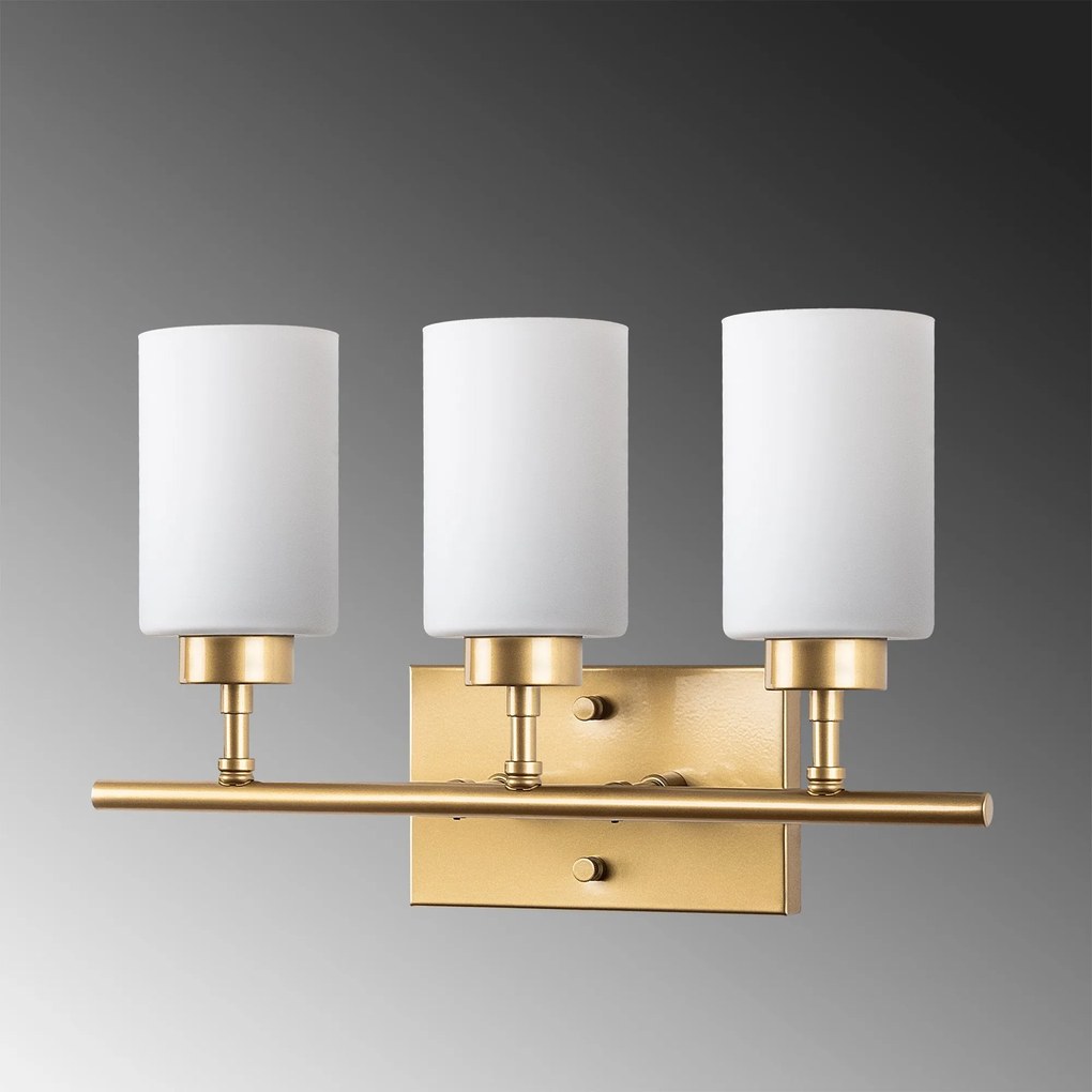 Candeeiro de Parede Yensuk – Dourado – 46 x 15 x 28 cm
