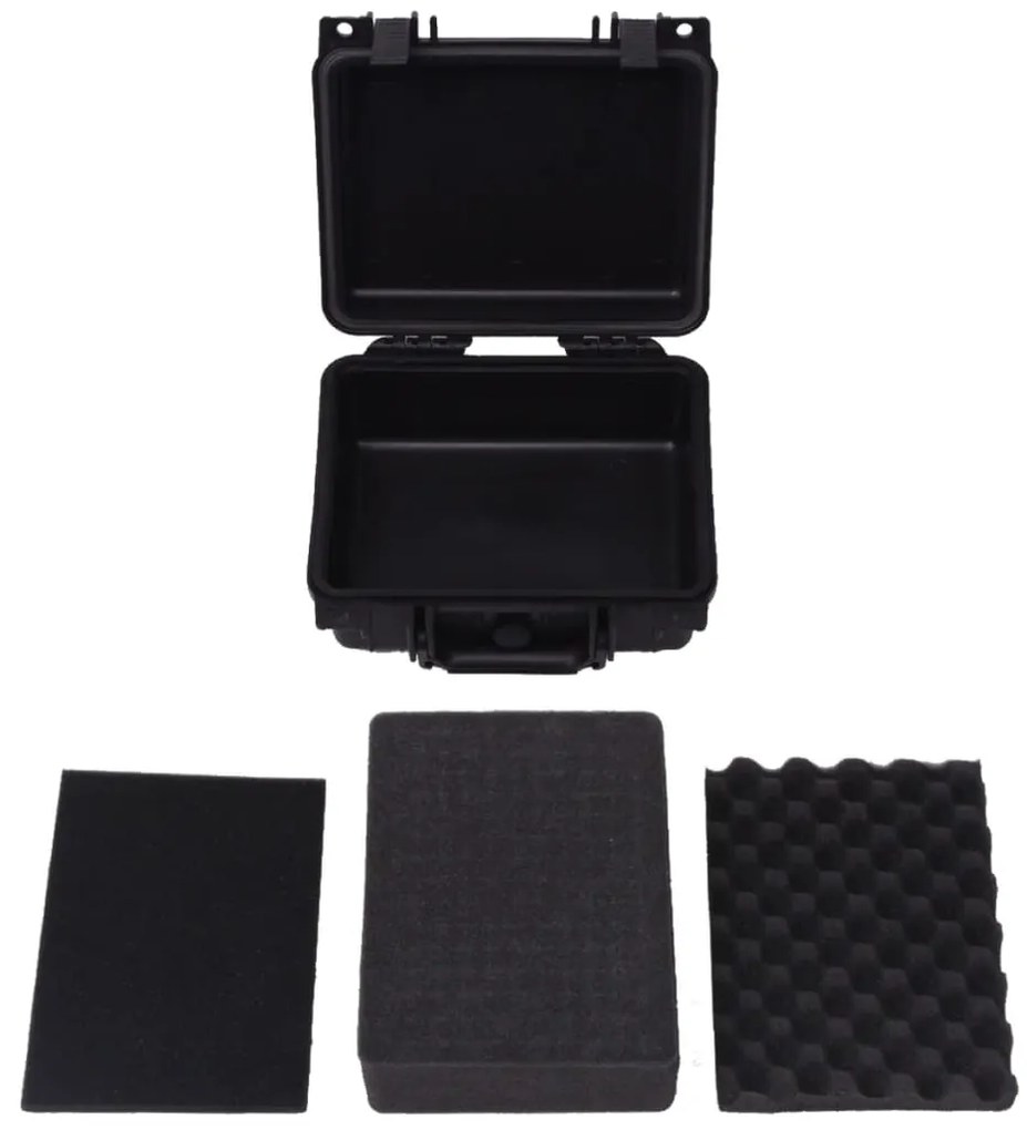 Caixa protetora de equipamento 27x24,6x12,4 cm preto