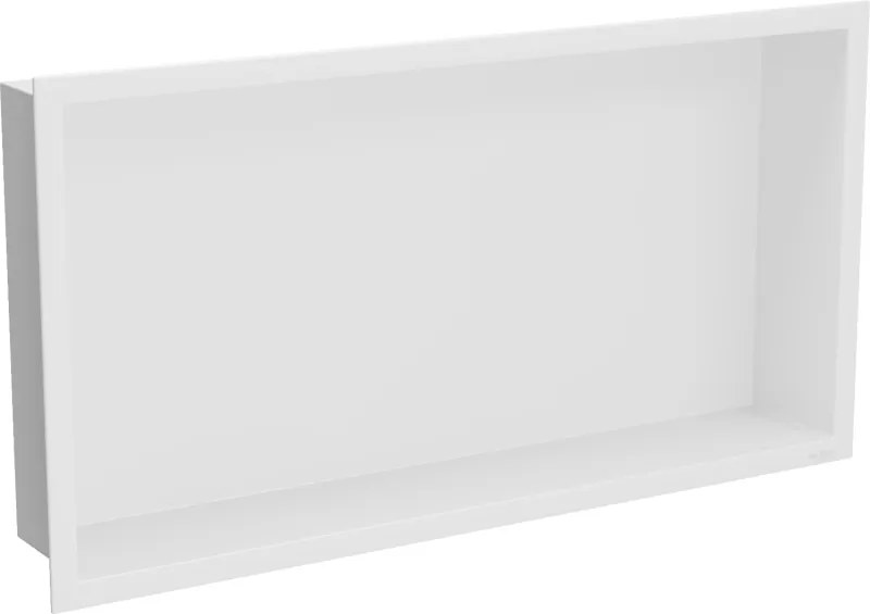 Mexen X-Wall-R prateleira embutida com flange 60 x 30 cm, branca - 1920603010