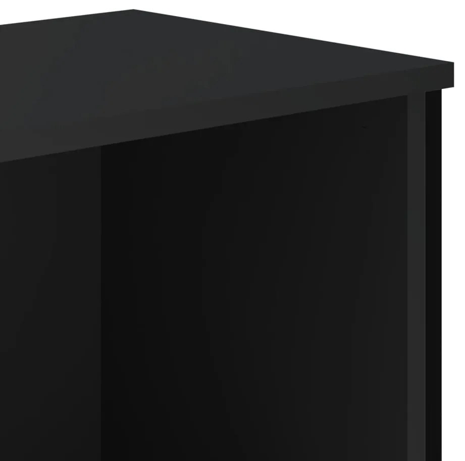 Estante 50x31x169 cm derivados de madeira preto