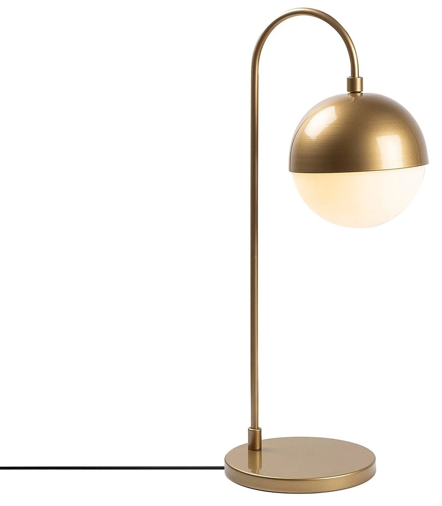 Candeeiro de Mesa Horn – Dourado – 18 x 25 x 53 cm
