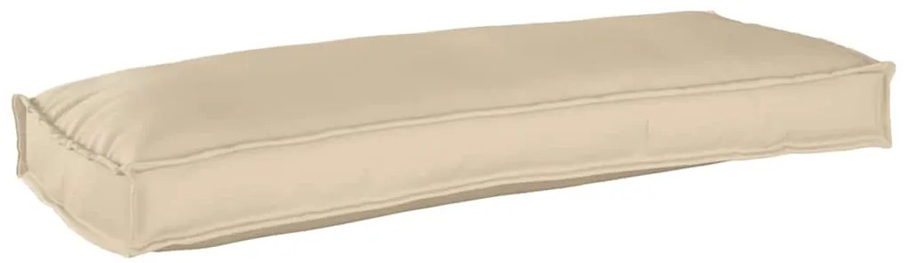 Almofada de Palete para Banco Bege 100x40x8 cm, Tecido Oxford