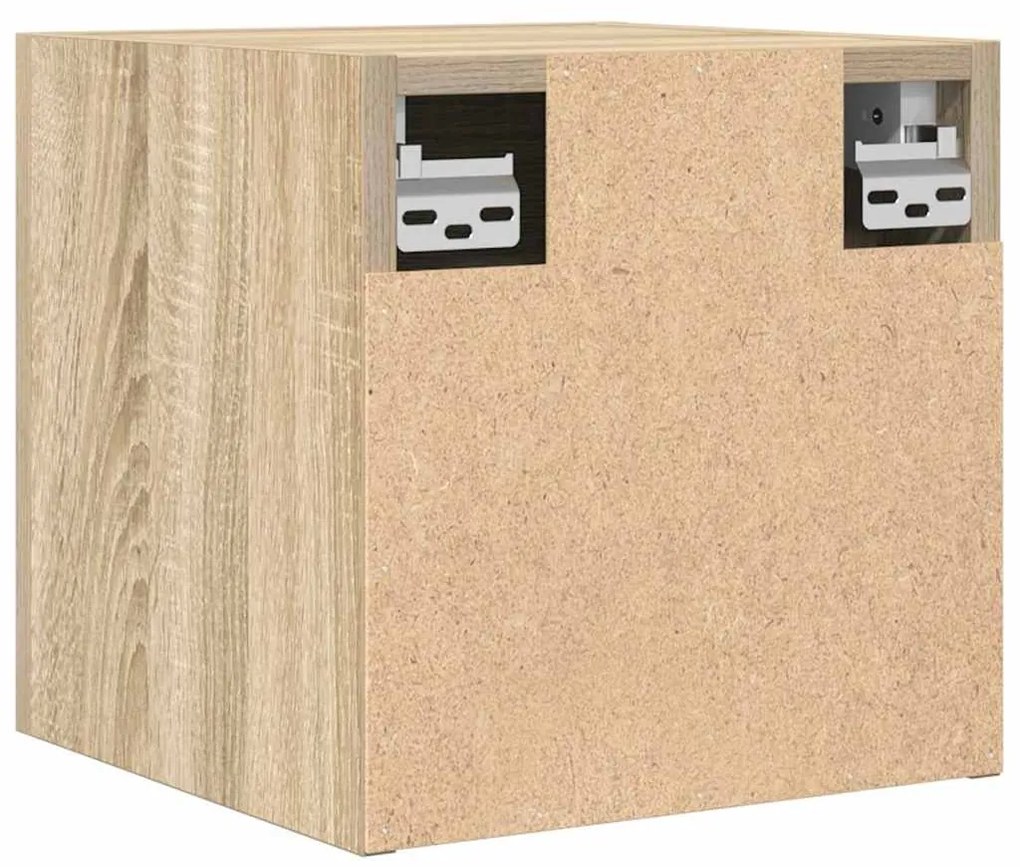 Móvel de TV de parede 30,5x30x30 cm carvalho sonoma