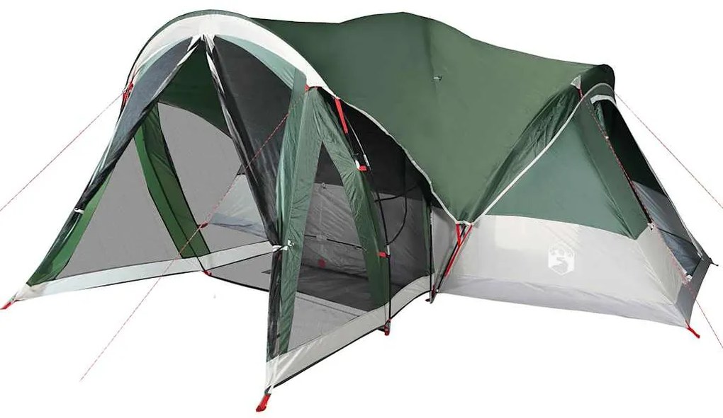Tenda familiar tipi para 8 pessoas impermeável verde