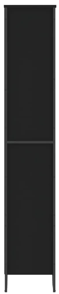Estante 80x31x169 cm derivados de madeira preto