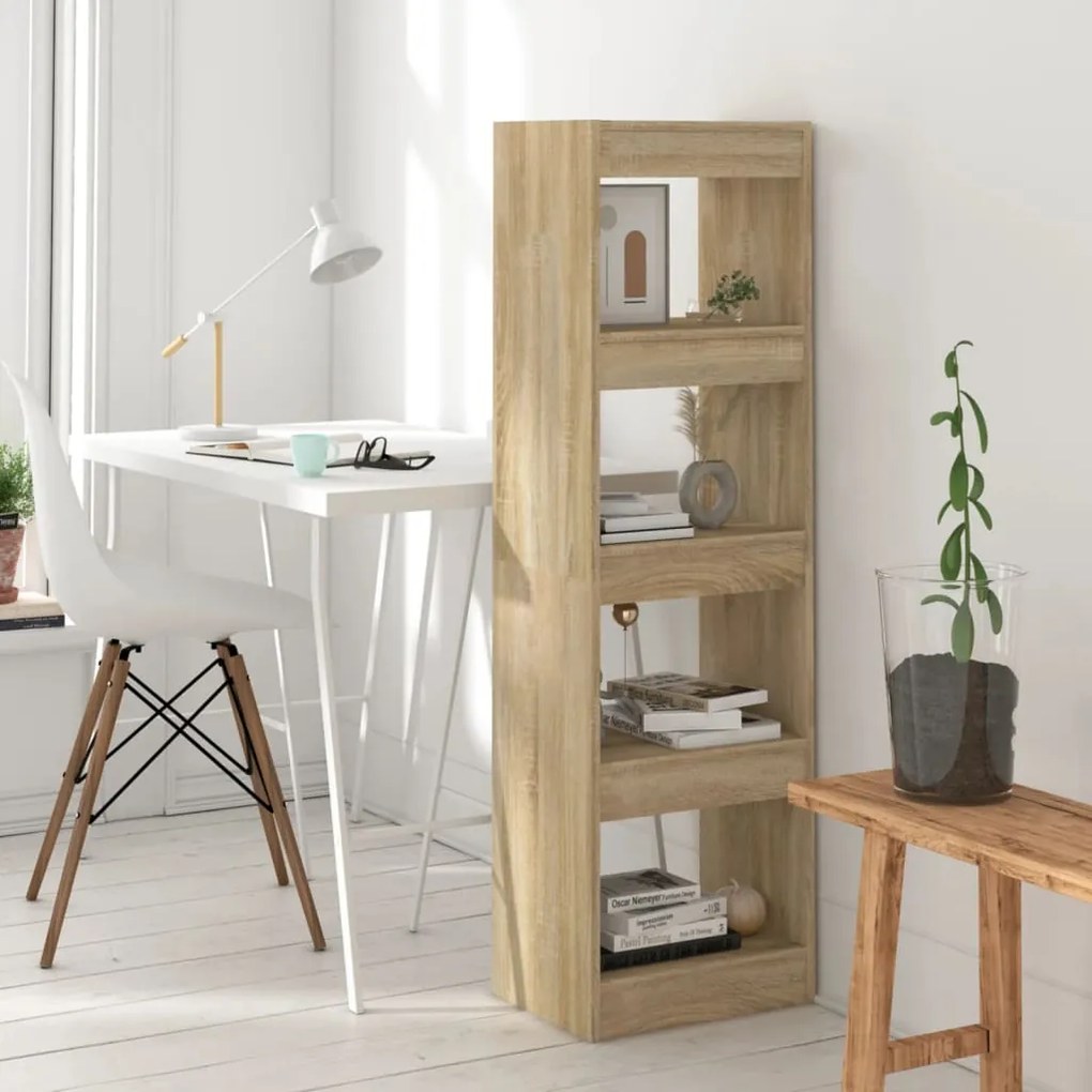 811622 vidaXL Estante/divisória 40x30x135 cm cor carvalho sonoma
