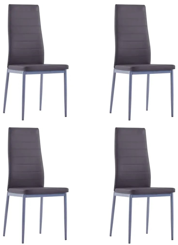 Conjunto de jantar 5 pcs cinzento