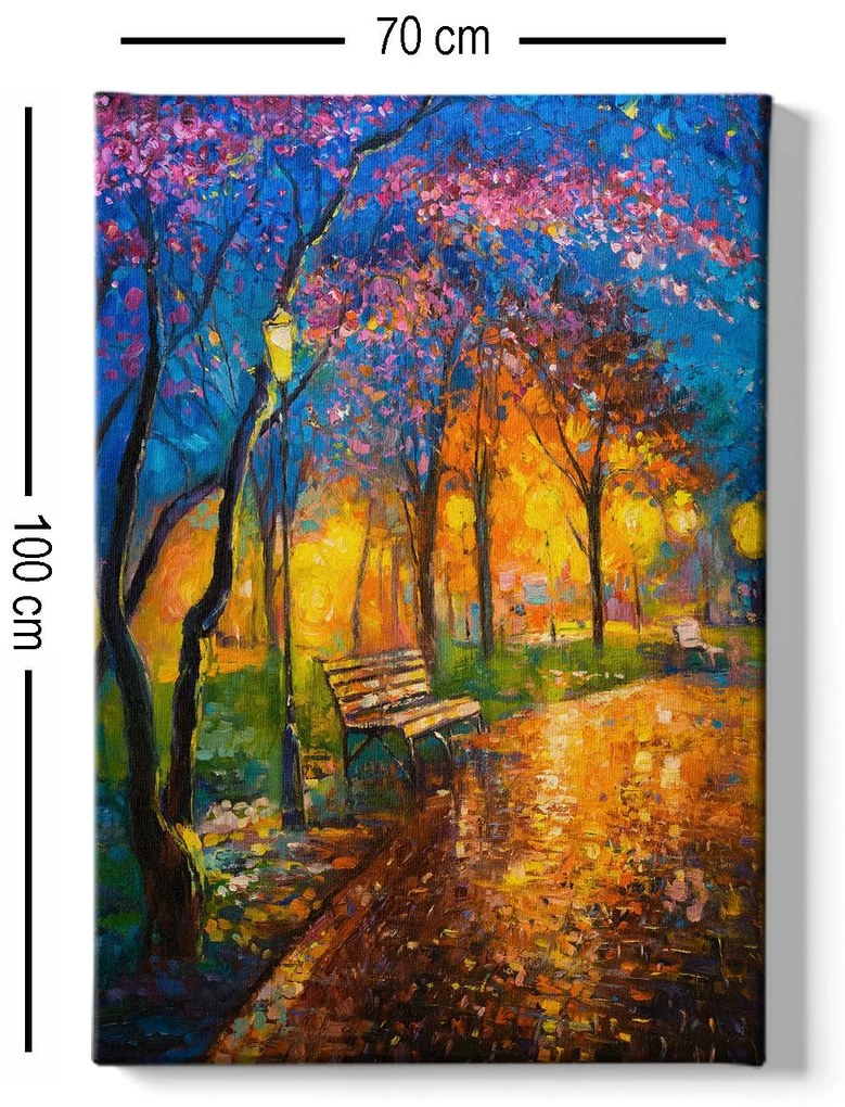 Quadro Decorativo em Tela 1066486481 – Multicolor – 70 x 100 cm