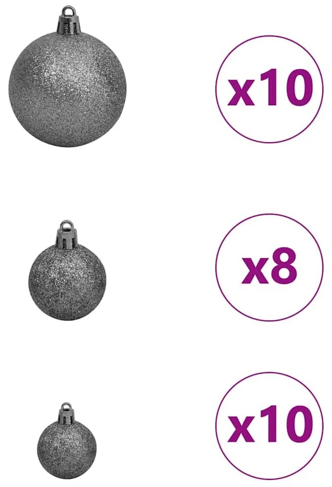 Árvore Slim de Natal Artificial Verde 210 cm