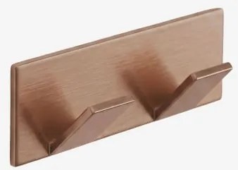 Cabide Adesivo Para Casa De Banho Em Aço Inoxidável Jalter Ouro Rosa Escovado - Sklum