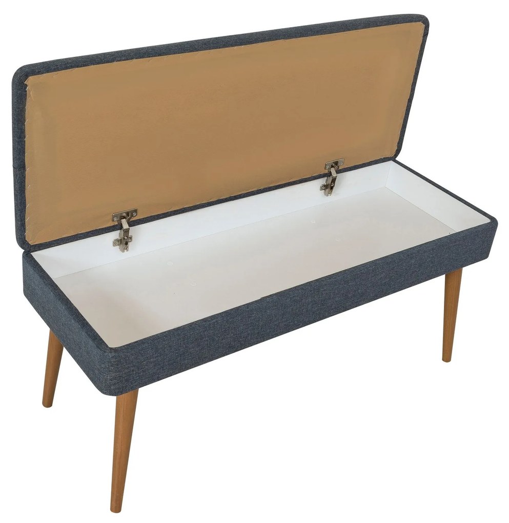 Conjunto de Mobiliário de Entrada Vegas – Branco/Azul Escuro – Sapatei