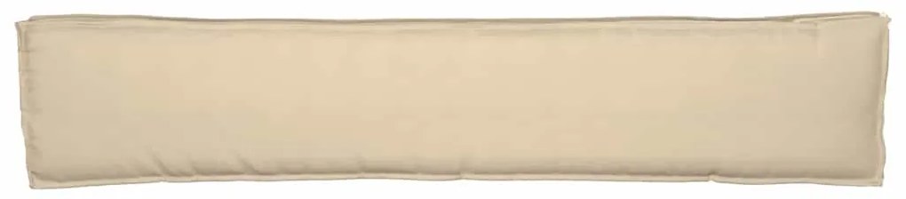 Almofadas para Banco 2 pcs Bege 200x40x8 cm Tecido Oxford