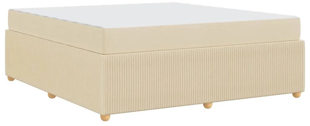 Estrutura da Cama Outros Creme 180 x 200 cm tecido