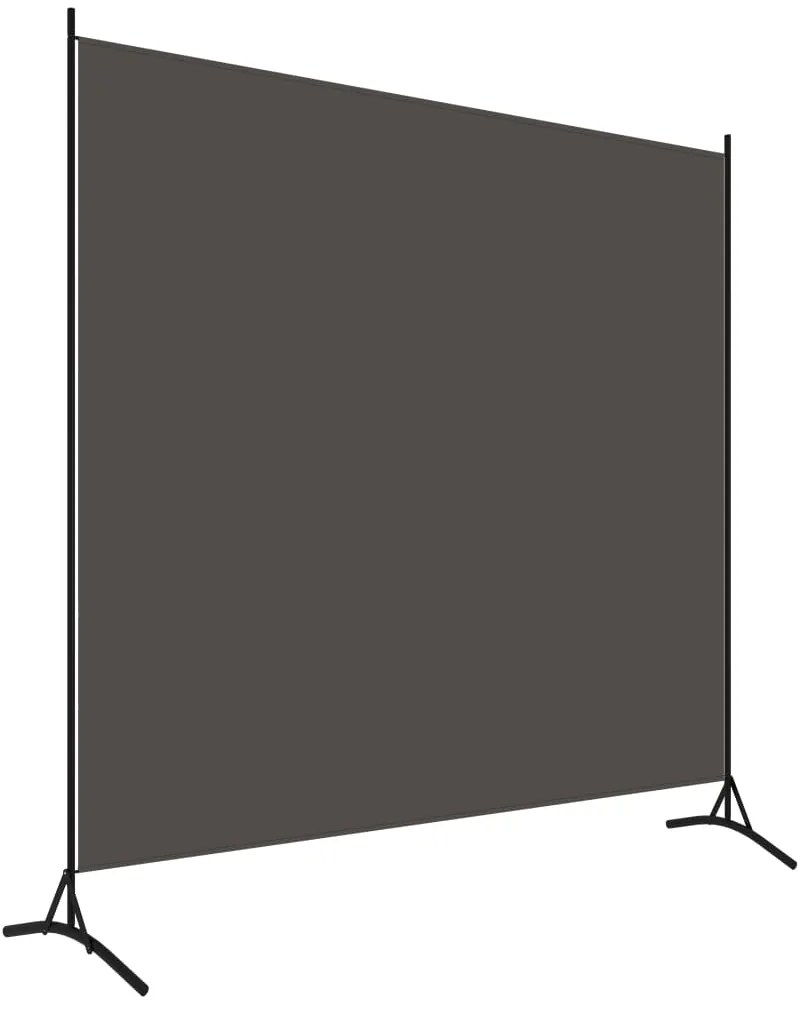 Divisória de quarto com 1 painel 175x180 cm antracite