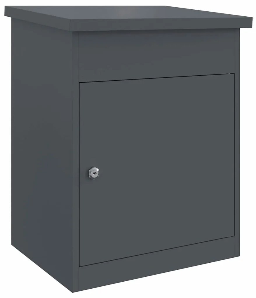 Caixa para entrega de pacotes Antracite 44 x 35 x 59 cm Aço
