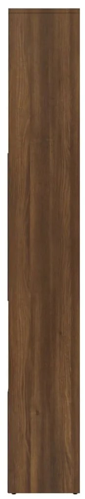 Estante 67x24x161 cm derivados de madeira carvalho castanho