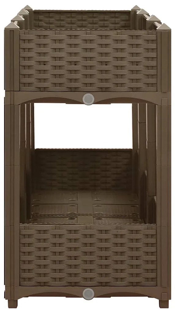 Canteiro elevado 120x40x71 cm polipropileno
