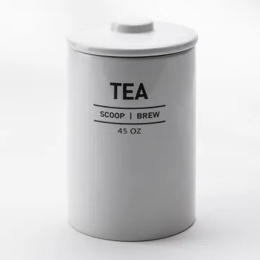 Tarro Para Chá 127 Cl Em Cerâmica Yorts Branco - Sklum