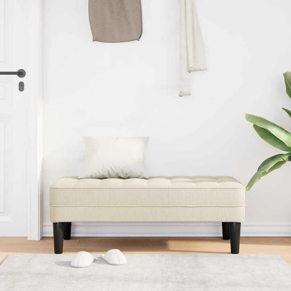 Banco vidaXL Linho 113x57x39 cm