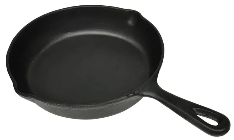 Frigideira de ferro fundido conjunto de 3 peças