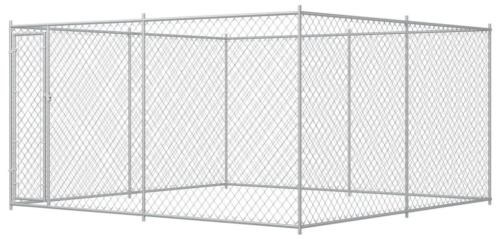 vidaXL Canil de exterior 383x383x185 cm