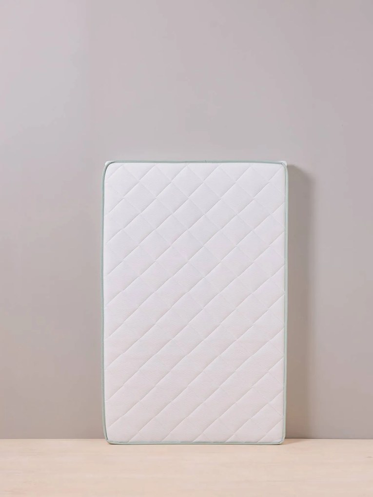 Colchão antiácaros em espuma, com tratamento Bi-ome NTL®, para cama evolutiva 90x140/170/190cm branco claro liso
