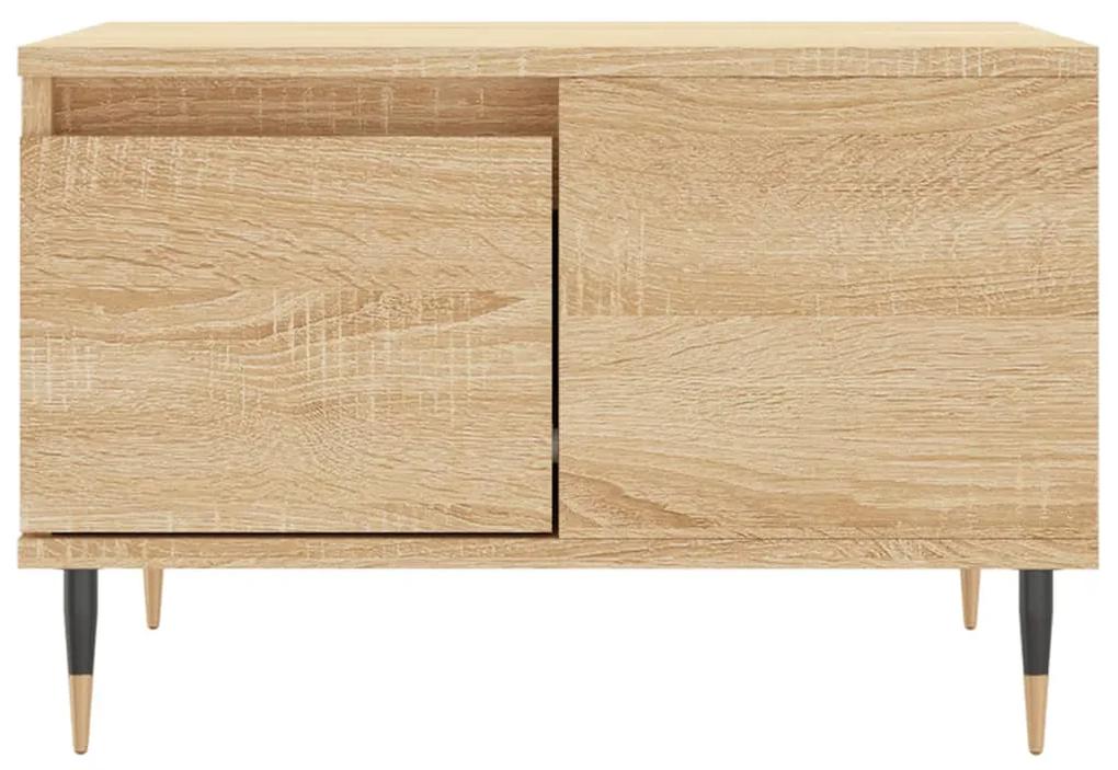 Mesa de centro 55x55x36,5 cm derivados madeira carvalho sonoma