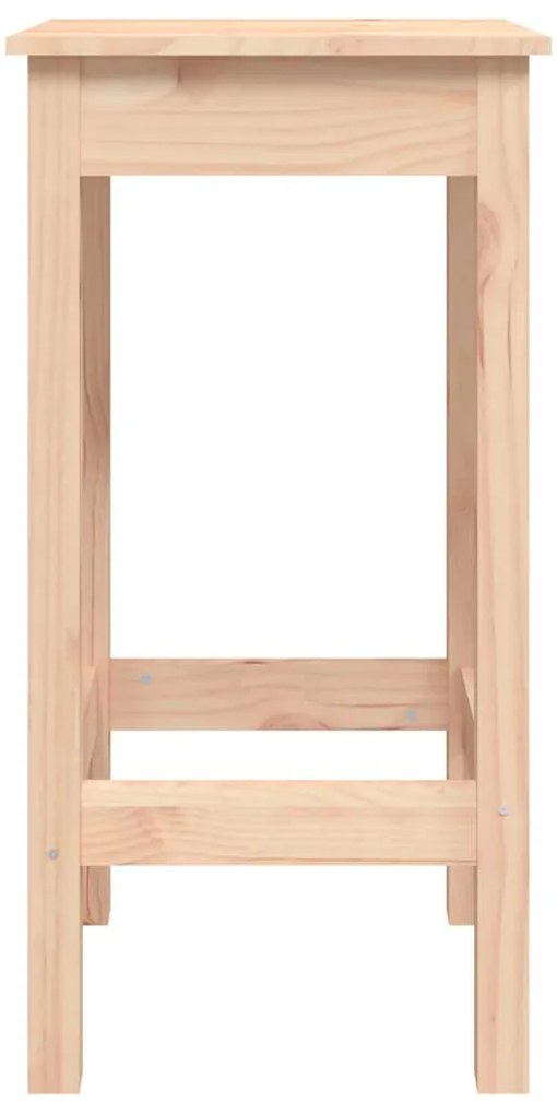 Cadeiras de bar 2 pcs 40x40x78 cm madeira de pinho maciça