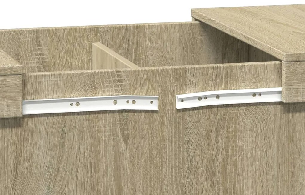 Mesa de centro 80x55x40 derivados de madeira carvalho sonoma