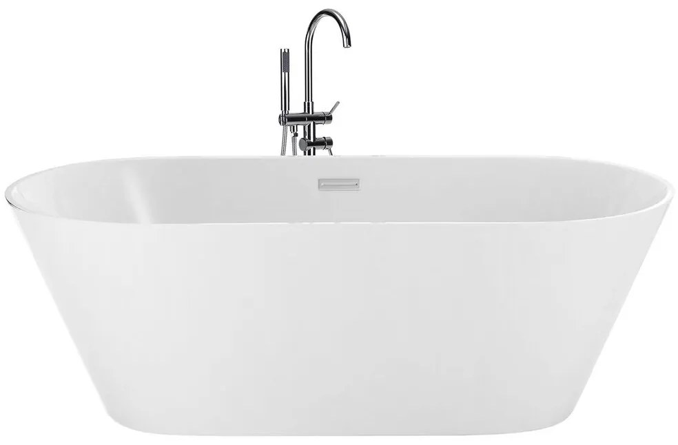 Banheira autónoma em acrílico branco 150 x 75 cm HAVANA Beliani