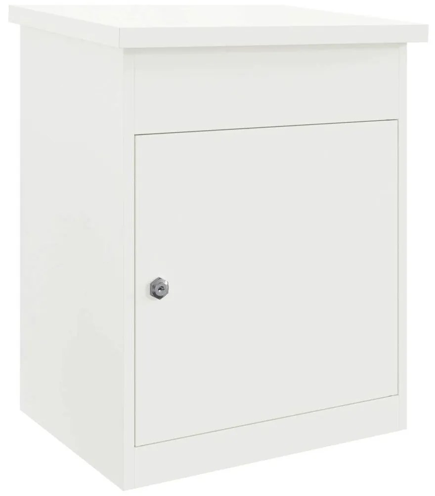 Caixa para entrega de pacotes Branco 44 x 35 x 59 cm Aço