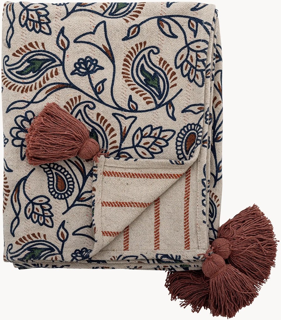 Manta reversível Paisley