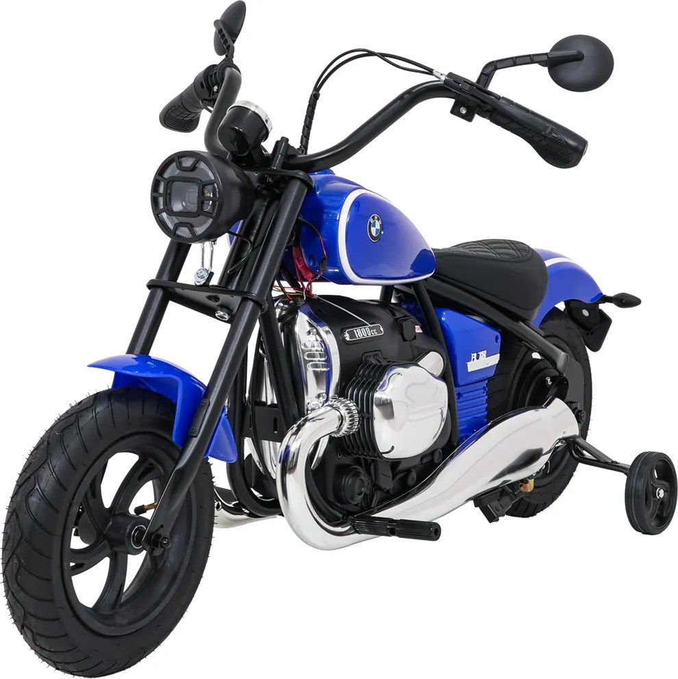 Mota elétrica para crianças 24V BMW R18, Rodas	ar bombeado Azul